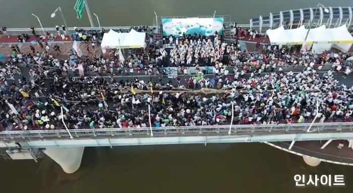 강동구, 한강 다리위에서 열린 이색축제 “광진교 페스티벌” 개최