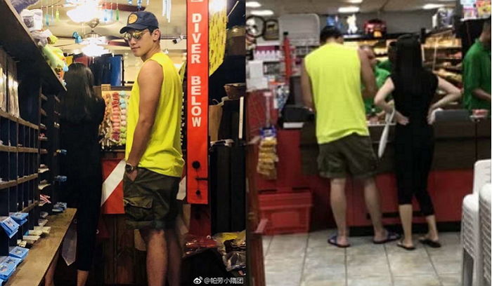 여름휴가 중에도 떨어지지 않고 꼭 붙어 다니는 비♥김태희 부부