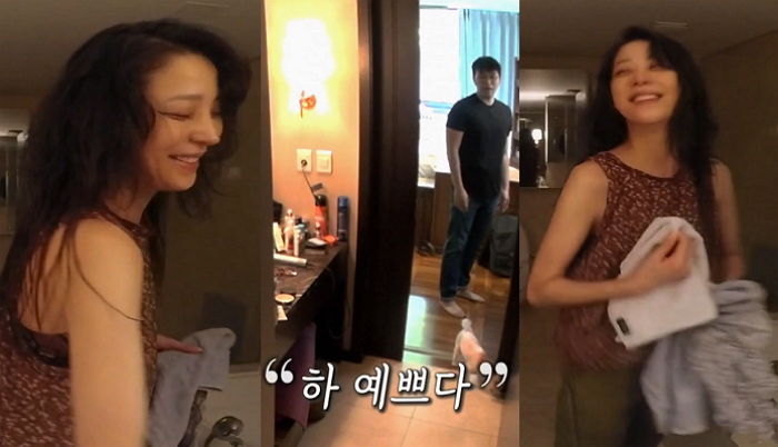 4년째 한고은 볼 때마다 계속 예쁘다고 말하는 ‘아내바보’ 남편