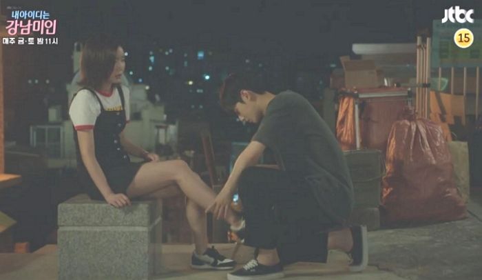 분리수거하다 ‘초밀착’ 스킨십 나누는 ‘강남미인’ 차은우♥임수향