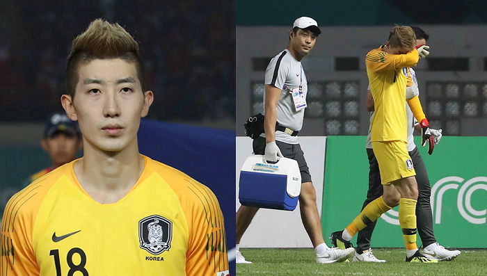 ‘무릎 부상’당해 숙소에 홀로 남아 재활훈련 중인 조현우