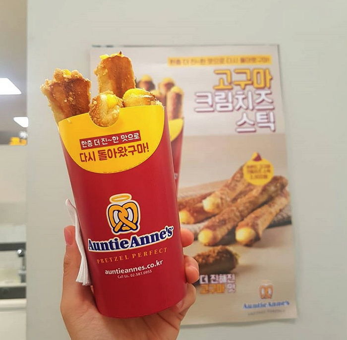 ‘단짠의 정석’ 앤티앤스 고구마 크림치즈 스틱 재출시된다