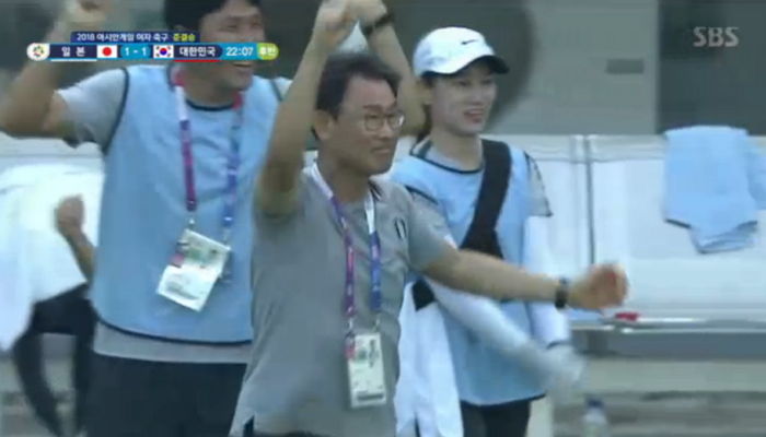 후반 22분, 완벽 헤딩으로 한일전 동점골 넣은 ‘축구 여신’ 이민아…1-1