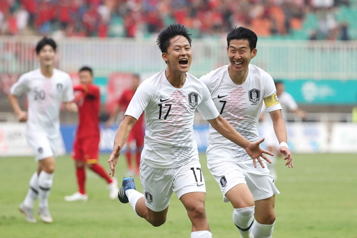 ‘이승우 멀티골’ 한국, 베트남 3-1로 격파하고 아시안게임 ‘결승’ 진출