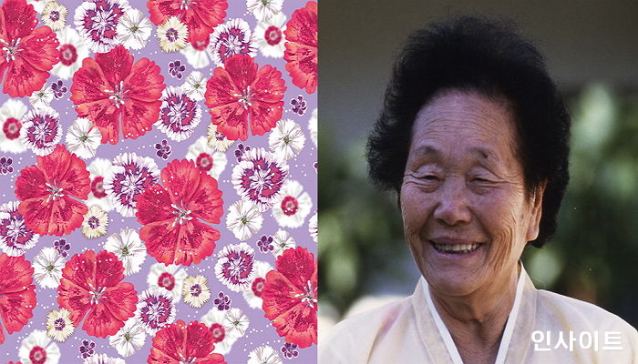 마리몬드, ‘지지 않는 당당함’ 송신도 할머니 정신 담은 ‘패랭이꽃’ 패턴 공개