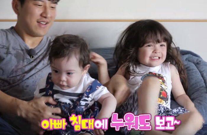 아빠랑 눈만 마주쳐도 까르르 웃는 ‘러블리 보스’ 나은이