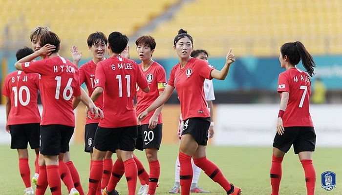 여자 축구, 4-0으로 대만 완파…3회 연속 동메달 획득 성공