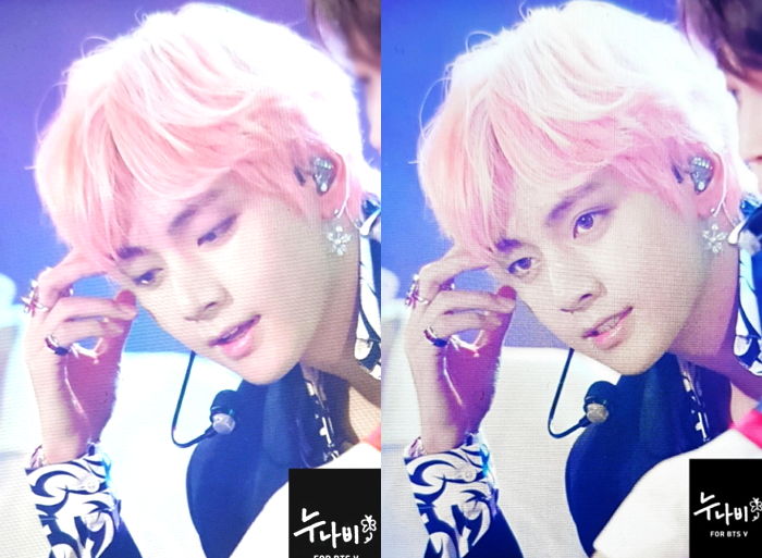 매일 무대보러 찾아와주는 ‘홈마팬’ 카메라 쳐다보며 포즈 취해준 방탄 뷔