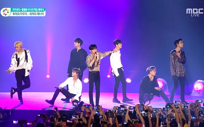 “해외서도 떼창 나온다” 아시안게임 폐회식 콘서트장으로 만든 ‘아이콘’