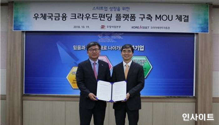 우정사업본부 “앞으로 우체국 통해 손쉽게 크라우드펀딩에 참여하세요”