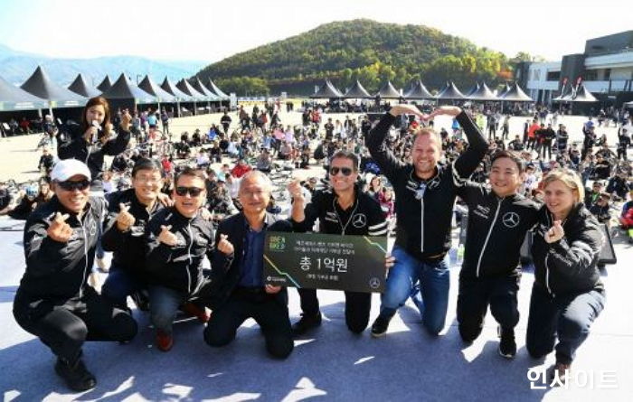 자전거 경주로 기부하는 벤츠 ‘기브앤바이크’ 대회 성공적으로 종료