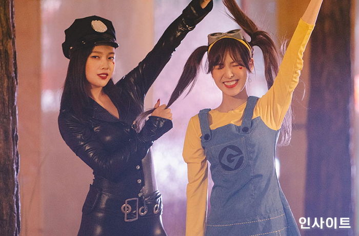 섹시 캣우먼·경찰 옷 입고 할로윈 파티 즐긴 장윤주X조이X웬디