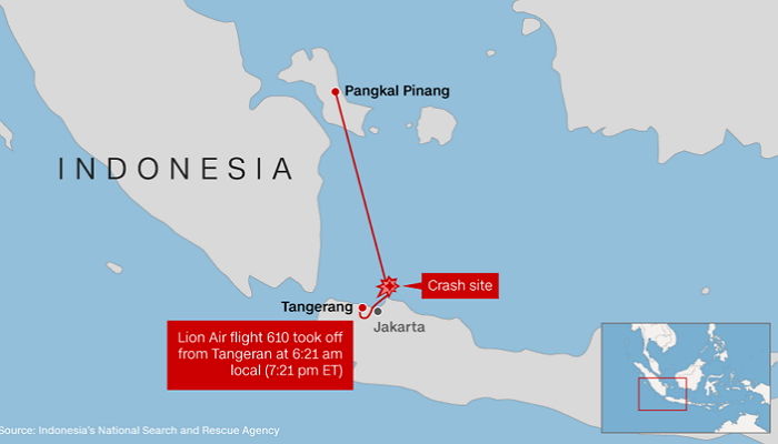 인도네시아서 ‘189명’ 탑승한 라이온 에어 여객기 ‘추락’