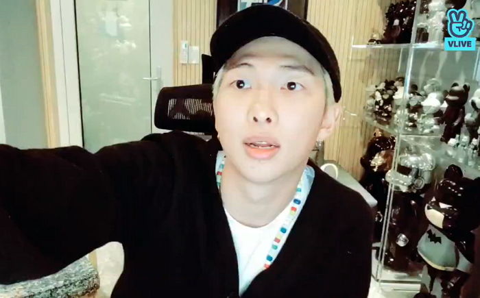 실수로 실시간 방송 종료해 팬들에게 구구절절 사과 늘어놓은 ‘파괴왕’ RM