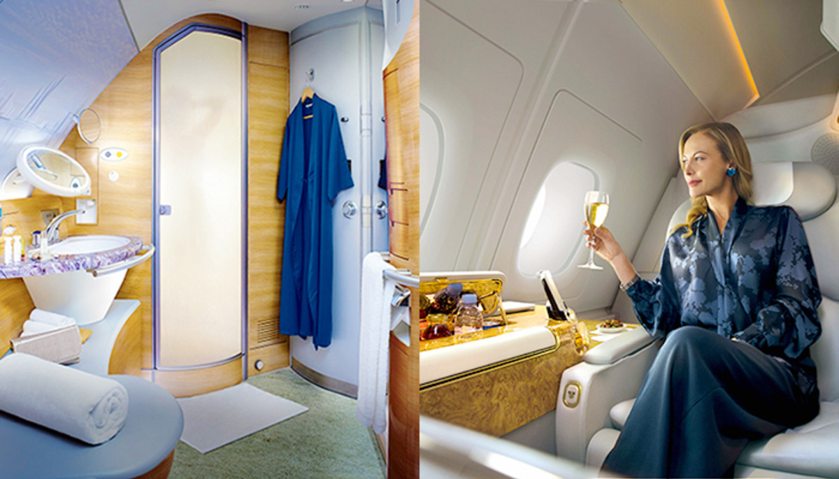 하늘에서 ‘샤워’할 수 있는 에미레이트 항공 ‘A380’ 퍼스트 클래스의 초호화 서비스