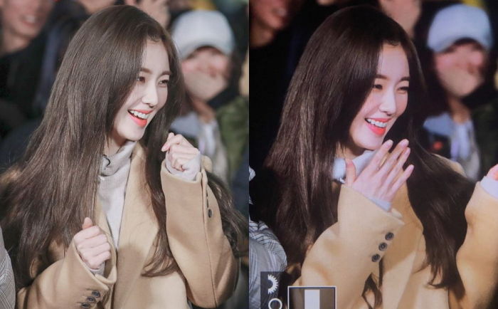 게릴라 데이트하며 너무 추워 소매에 손 쏙 넣는 ‘세젤귀’ 아이린