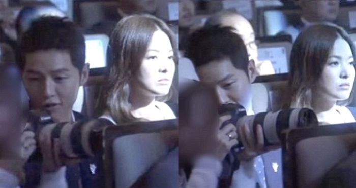 방탄 사진 찍는 ‘대포 여신’에게 계속 말 거는 ‘34살’ 송중기