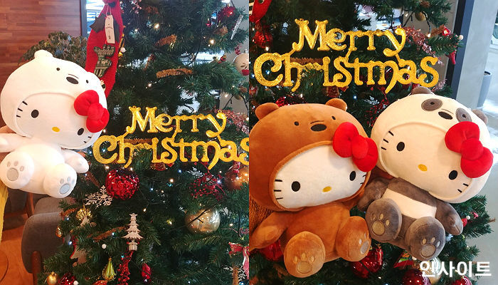 곰돌이 모자 쓴 ‘겸둥이’ 헬로키티 인형, 오는 1일부터 롯데리아서 한정 판매
