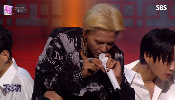 오늘 인기가요서 파워풀한 춤으로 ‘광기 카리스마’ 뿜어낸 송민호