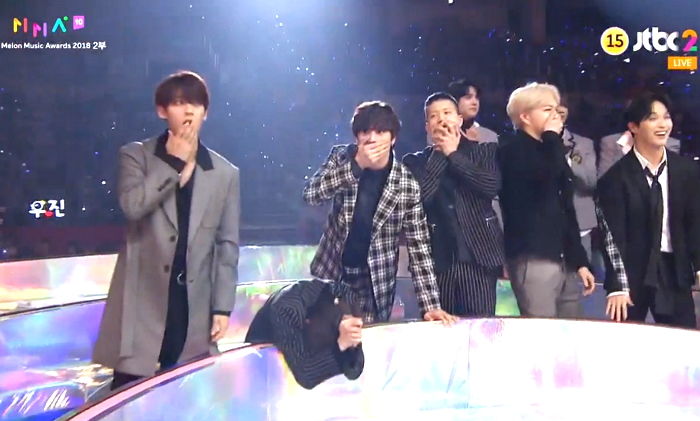 상 받는 거 스포 당했는데 몰랐던 척 ‘폭풍 연기’ 펼치는 ‘잘또’ 비투비