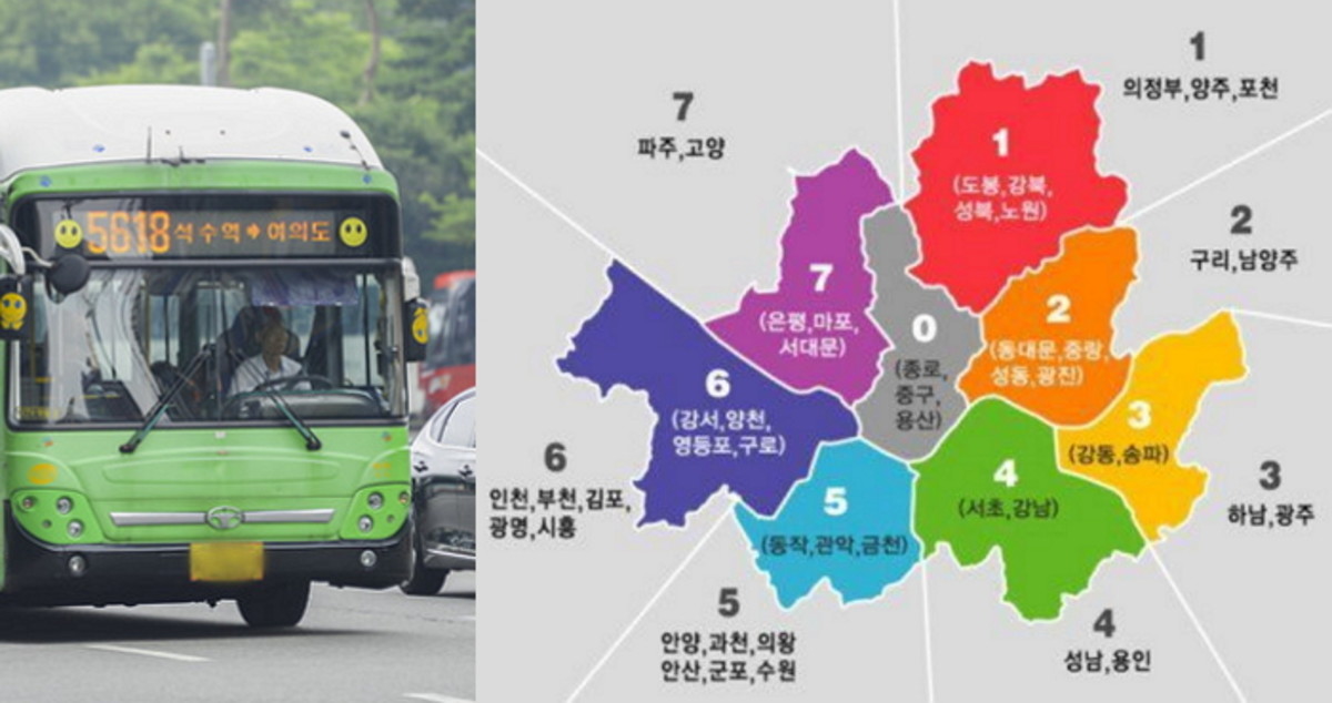 서울 사는 사람들은 알아두면 길 찾을 때 편한 ‘버스 번호 구별’ 핵꿀팁