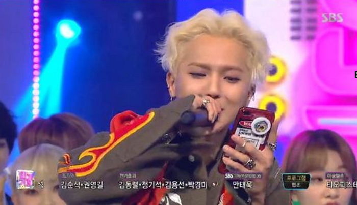 오늘(9일)자 1위 수상소감 ‘프리스타일 랩’으로 선보인 송민호