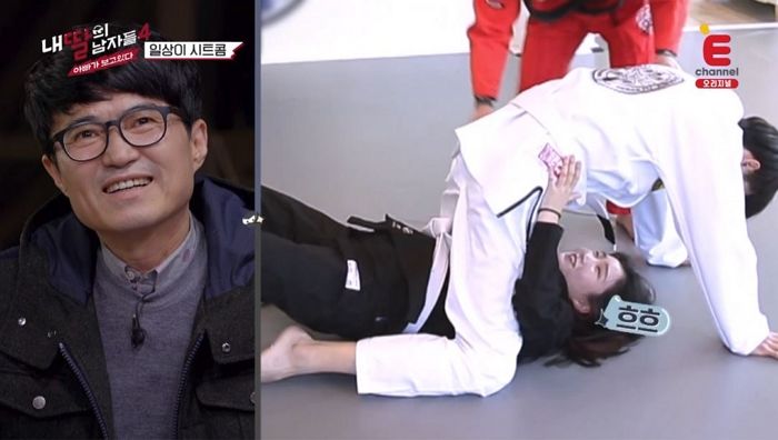 남친 요한과 주짓수 중 ‘민망한 자세’ 나오자 얼굴 빨개진 석희