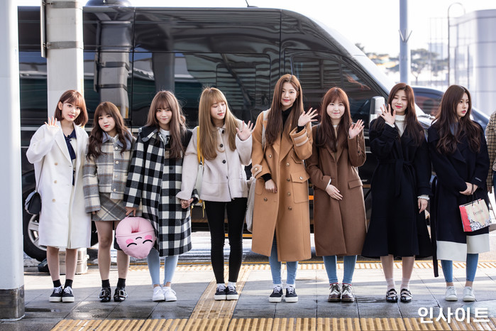 아이즈원이 13일 오전 '2018 MAMA (마마) Mnet Asian Music Awards FANS’ CHOICE in HONGKONG'에 참석 차 인천국제공항 제2여객터미널을 통해 출국 하고 있다. / 사진=고대현 기자 daehyun@