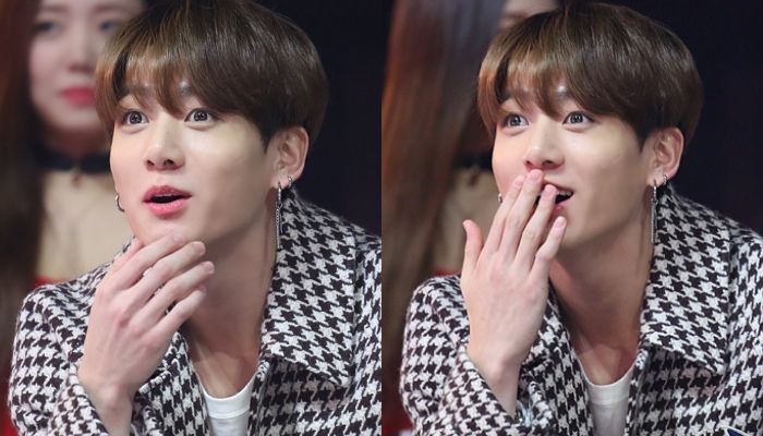 트와이스 소개할 때 ‘군대 함성’ 터져 나오자 깜짝 놀라 빵 터진 방탄소년단