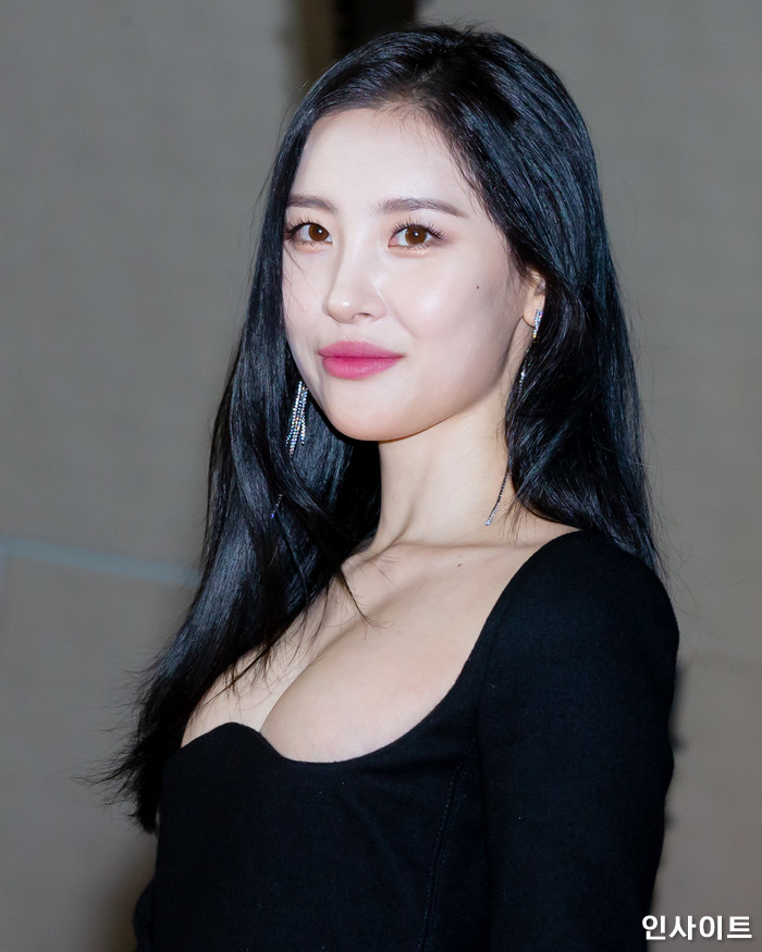 가수 선미가 28일 오후 인천 중구 파라다이스시티 아트스페이스 플라자에서 열린 '2018 아시아 아티스트 어워즈'에 참석해 레드카펫을 밟고 있다. / 사진=고대현 기자 daehyun@