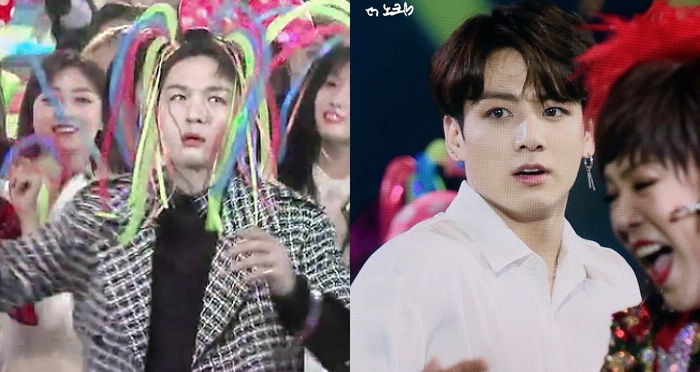 어제 시상식서 ‘충격 분장’한 이창섭보고 ‘동공지진’ 온 방탄 정국