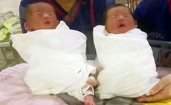 2019년 황금 돼지해 ‘1호 쌍둥이 남매’가 큰 울음으로 탄생을 알렸다