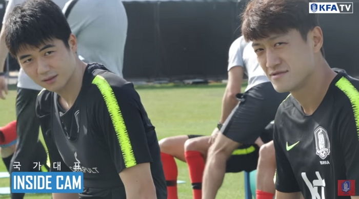 오랜만에 함께 참가하는 대회 앞두고 훈련 내내 붙어있는 ‘절친’ 기성용·이청용