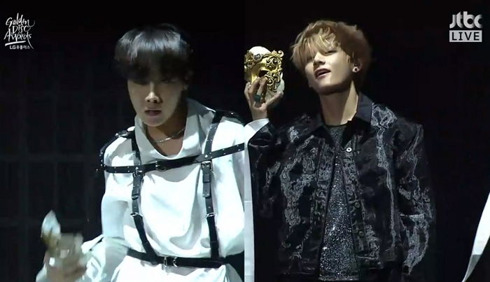 ‘하네스+가면’ 콘셉트로 ‘골디’서 퇴폐미 폭발한 방탄 멤버들