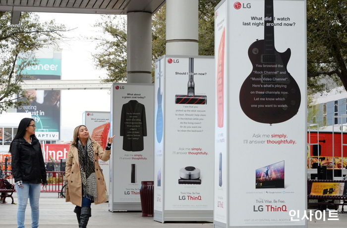 LG전자, CES 2019서 AI 브랜드 ‘LG ThinQ’ 옥외 광고 공개