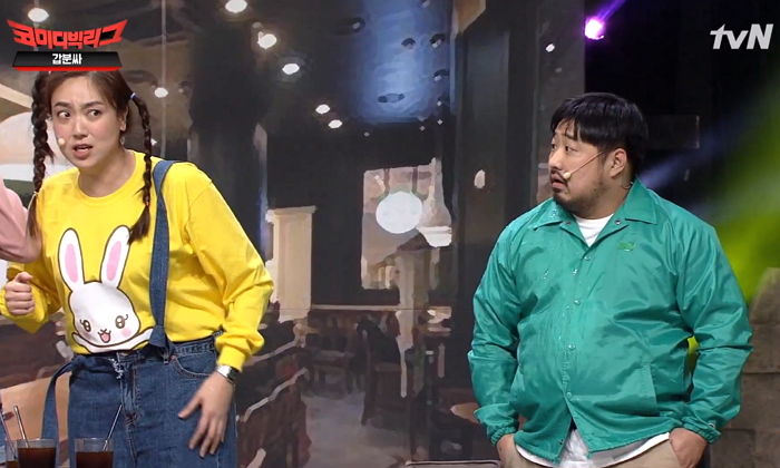 몸 개그 중 머리 쥐 뜯겨도 아내 머리채는 절대 안 잡는 ‘쏘스윗’ 남편