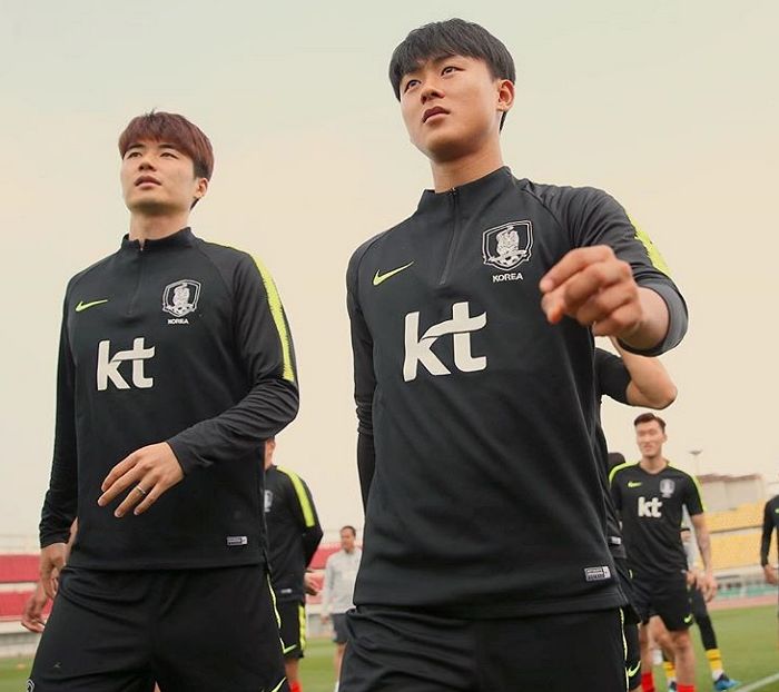 어제 경기서 미친 투지 보였던 이승우가 경기 끝나자마자 올린 사진 한 장
