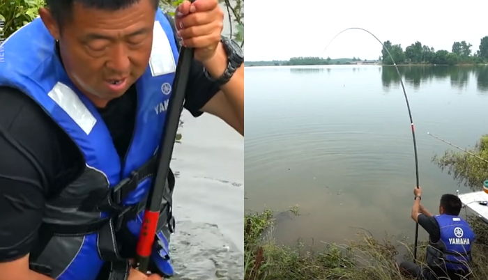 사투 끝에 잡은 ‘75kg’ 괴물 물고기 다시 강가로 살려보내준 낚시꾼