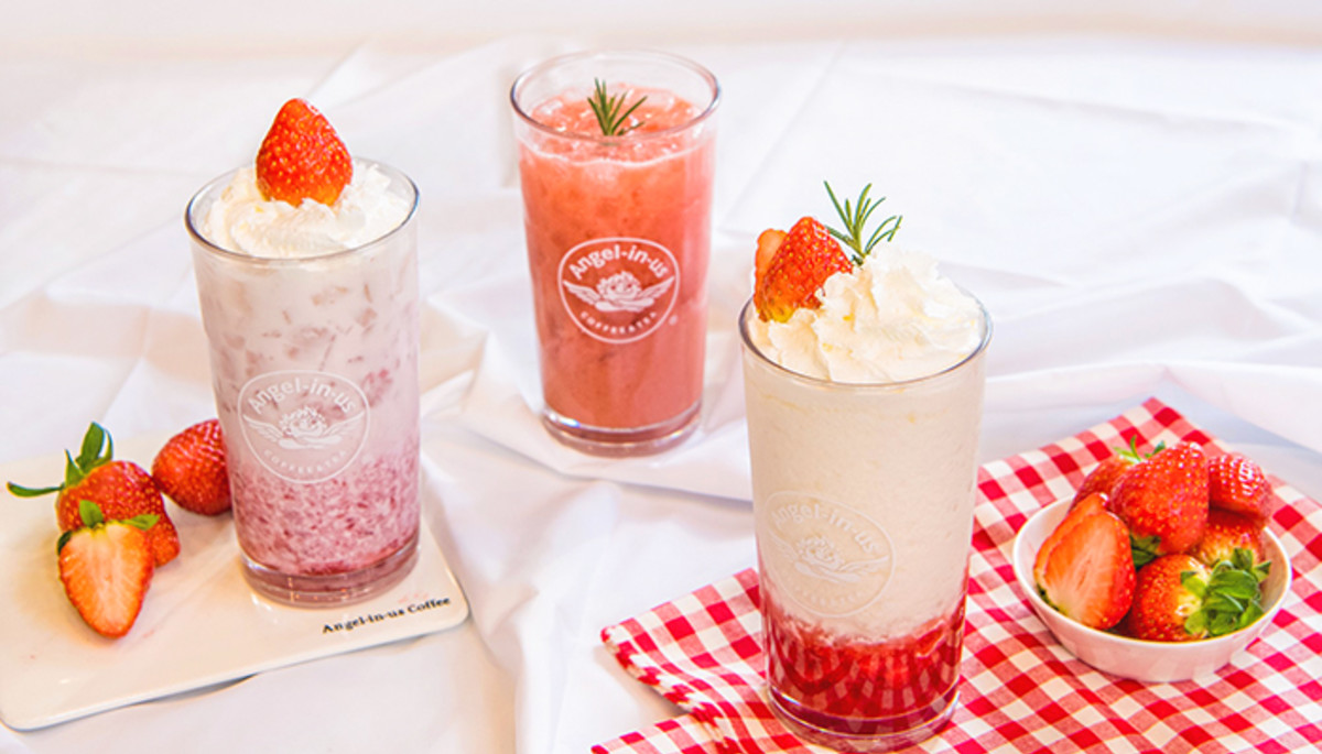 ‘러블리’ 비주얼로 압도적 인기 자랑하는 엔제리너스 시즌 한정 ‘딸기 신메뉴’