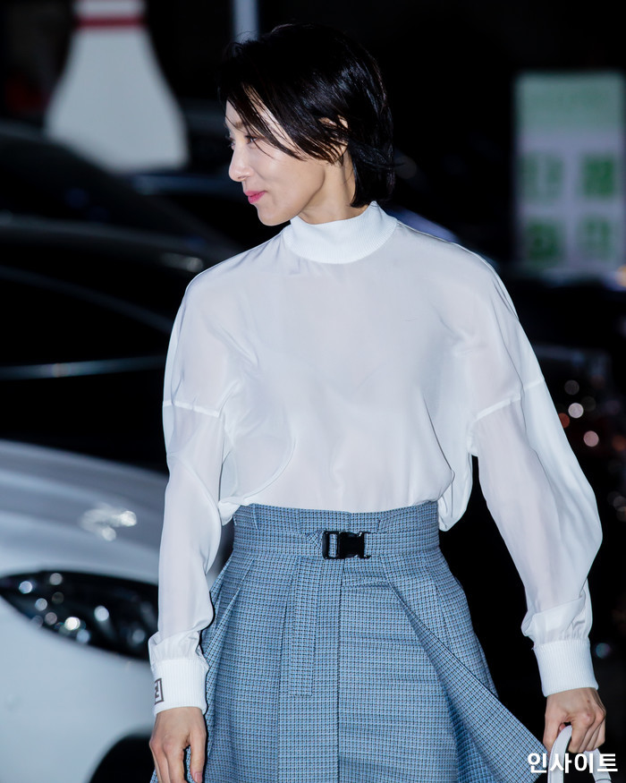 배우 김서형이 26일 오후 서울 논현동 한 음식점서 열린 JTBC 드라마 '스카이캐슬 (SKY 캐슬)' 종방연에 참석해 포즈를 취하고 있다. / 사진=고대현 기자 daehyun@