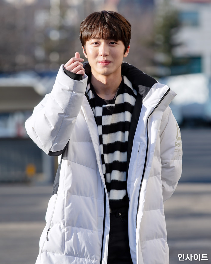 찬희가 26일 오전 서울 여의도동 KBS별관에서 열린 KBS 2TV '해피투게더 시즌4' 녹화에 참석하고 있다. / 사진=고대현 기자 daehyun@