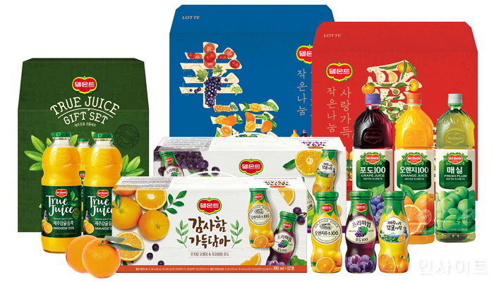 롯데칠성, 가성비甲 ‘델몬트 주스 설 선물세트’ 7종 출시