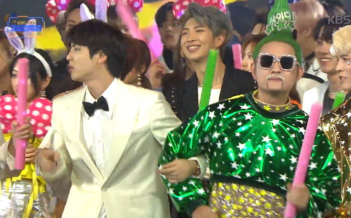 시상식서 카메라에 잘 나오게 자기 챙겨준 방탄 진 인성 ‘극찬’한 노라조 조빈