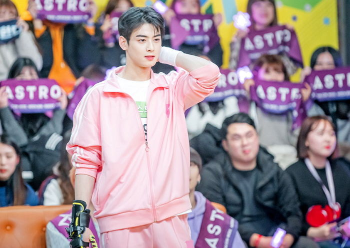 아육대서 볼링 아닌(?) ‘미모 대결’ 펼친 차은우X재현X민혁