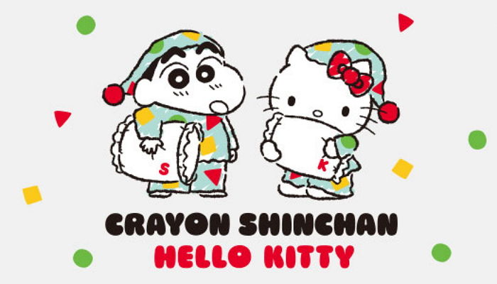 헬로 키티, 탄생 45주년 기념해 ‘짱구’와 콜라보한 상품 내놓는다