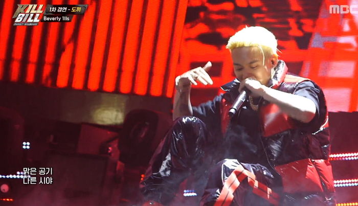 무반주 비트에 ‘베버리 일즈’ 폭풍 래핑한 ‘랩신랩왕’ 도끼 무대