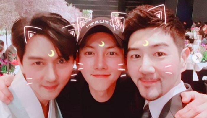 휴가 내고 ‘이필모♥서수연’ 결혼식에 깜짝 방문한 ‘병장’ 지창욱