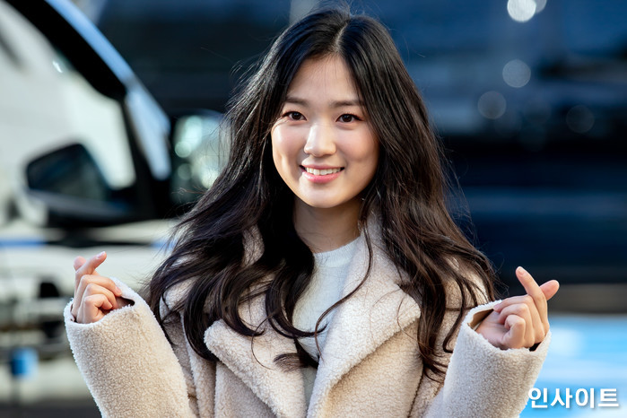 배우 김혜윤이 26일 오전 서울 여의도동 KBS별관에서 열린 KBS 2TV '해피투게더 시즌4' 녹화에 참석하고 있다. / 사진=고대현 기자 daehyun@