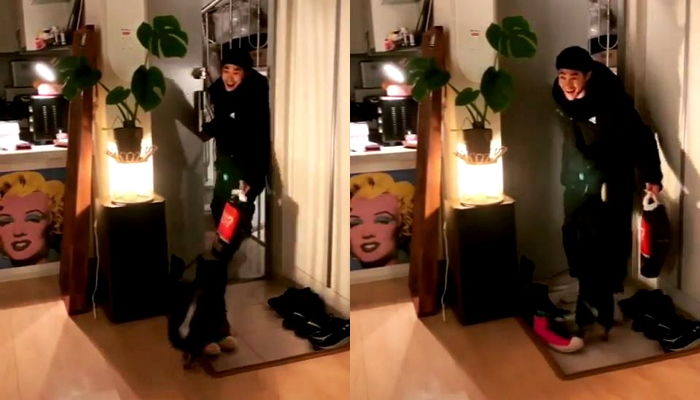 “벨! 아빠 왔다”…2주 만에 반려견 벨과 눈물겨운 상봉한 배정남