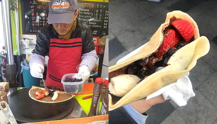 신선하지 않으면 썰던 과일도 바로 버리는 동대문 크레페 할아버지의 ‘원칙’